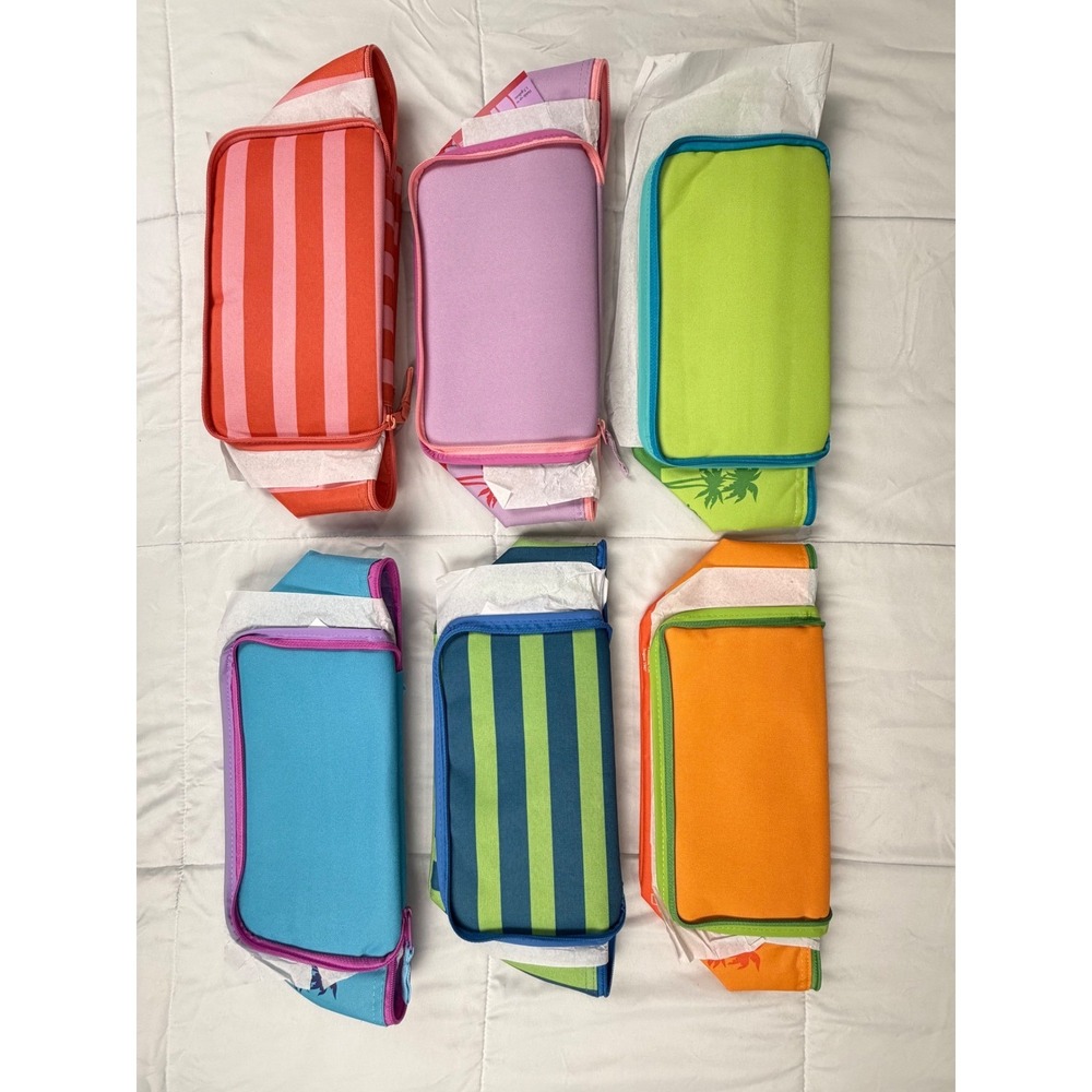 Trader Joes Mini Insulated Tote Bag Summer 2026 Set of 6 Limited Edition NEW - Picture 7 of 8